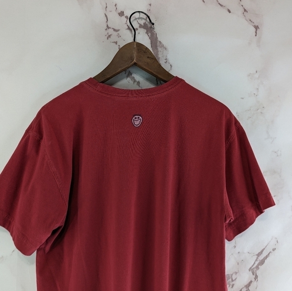 Life Is Good T Shirt Womens Small Red Snowman Winter Chillin And Grillin Cookout - Picture 7 of 9